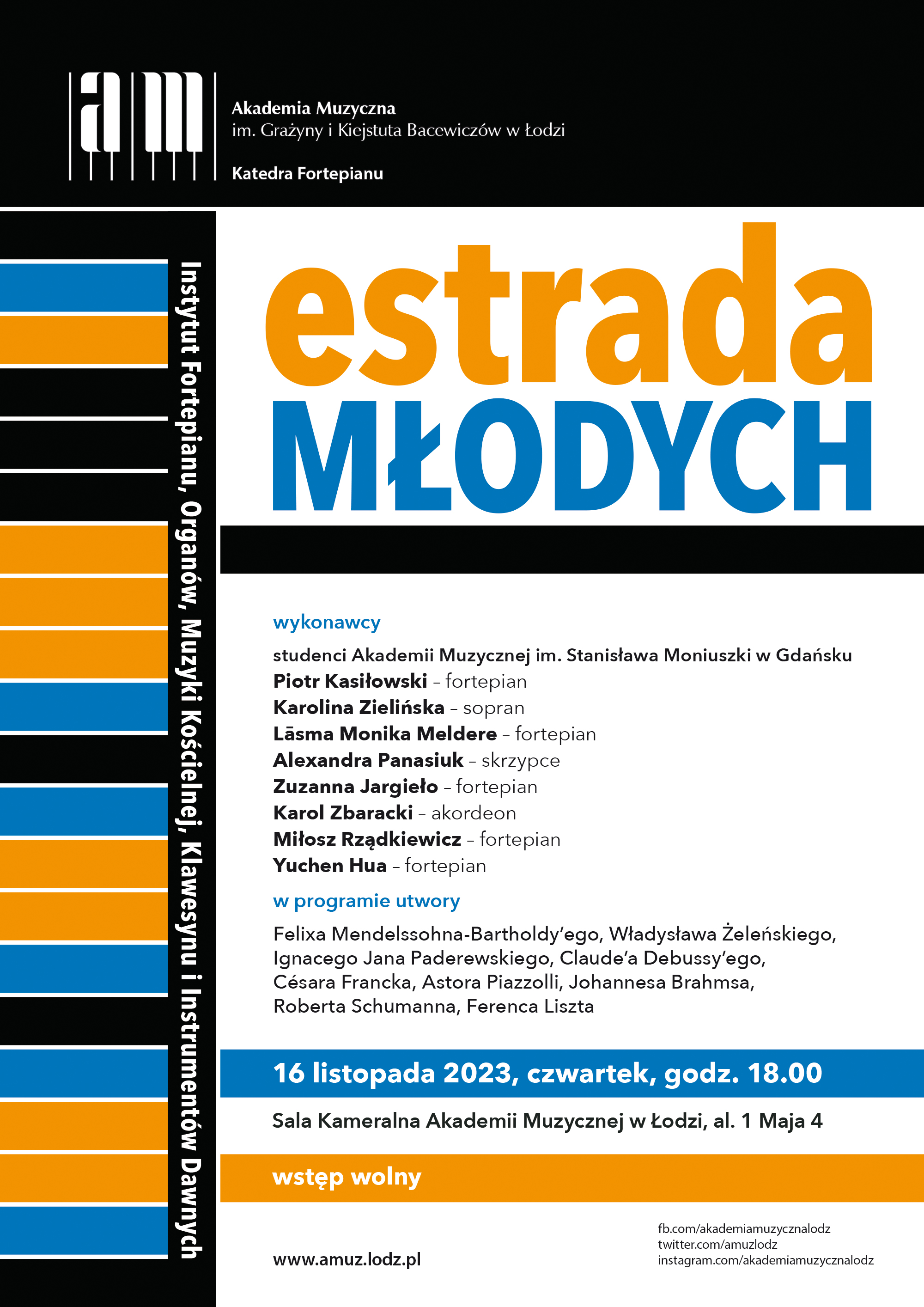 Koncert z cyklu ESTRADA MŁODYCH