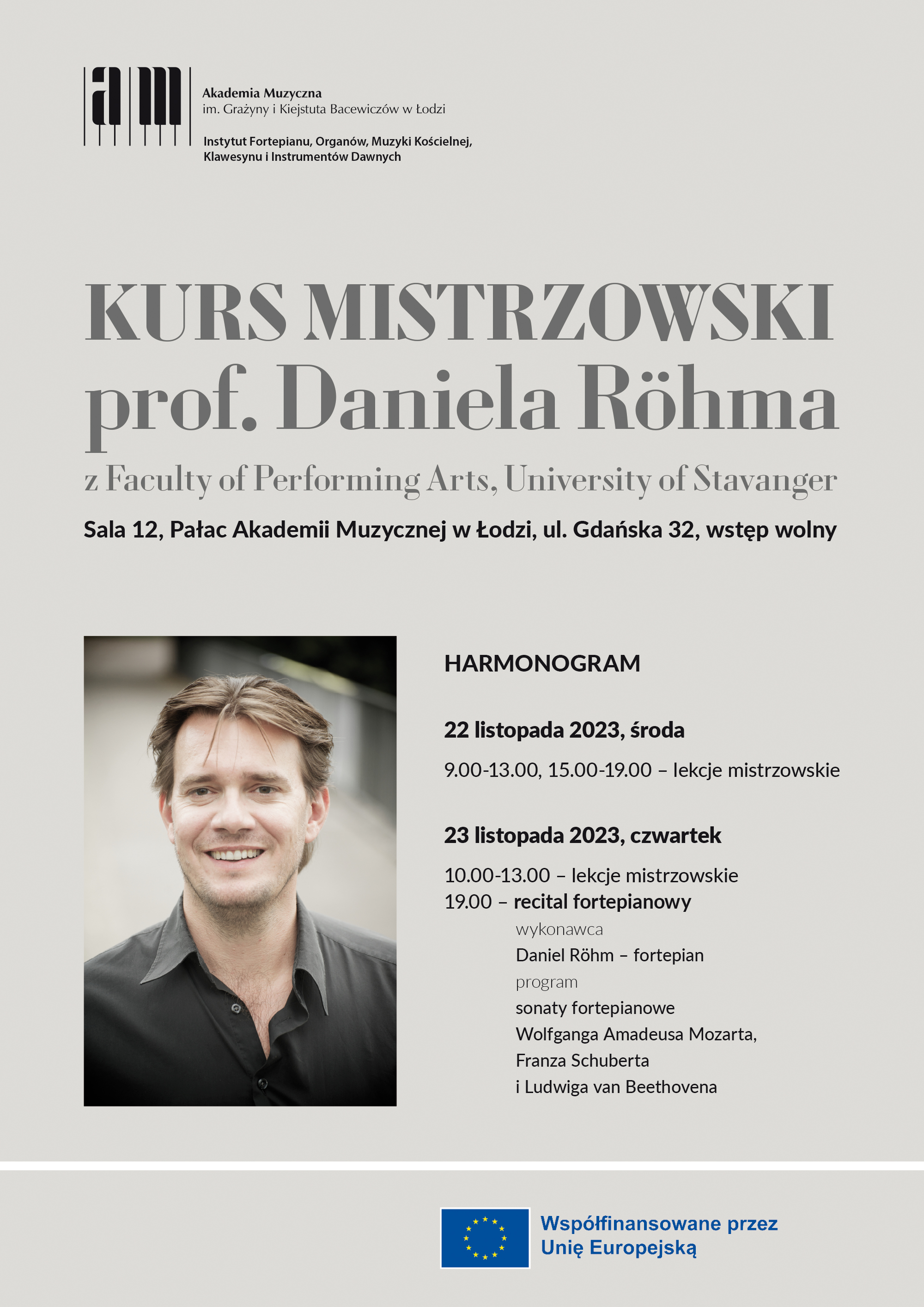 KURS MISTRZOWSKI prof. Daniela Röhma