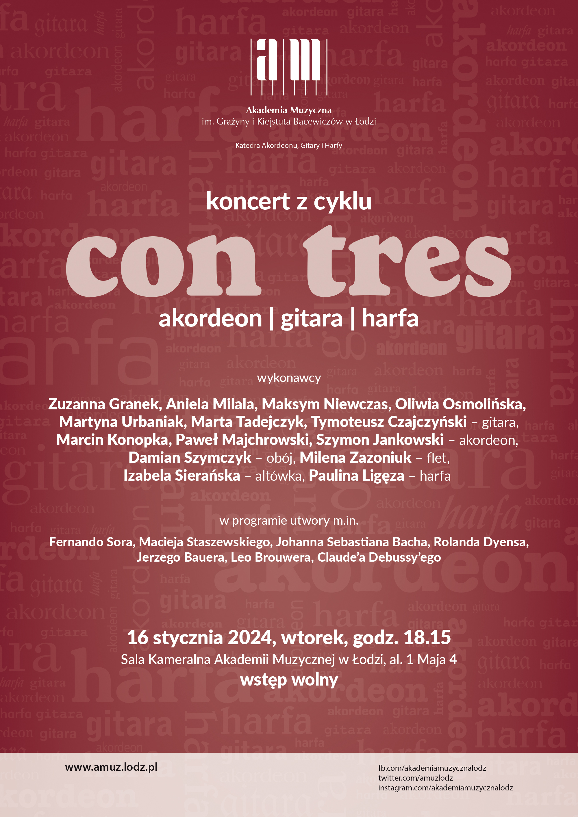 Koncert z cyklu CON TRES