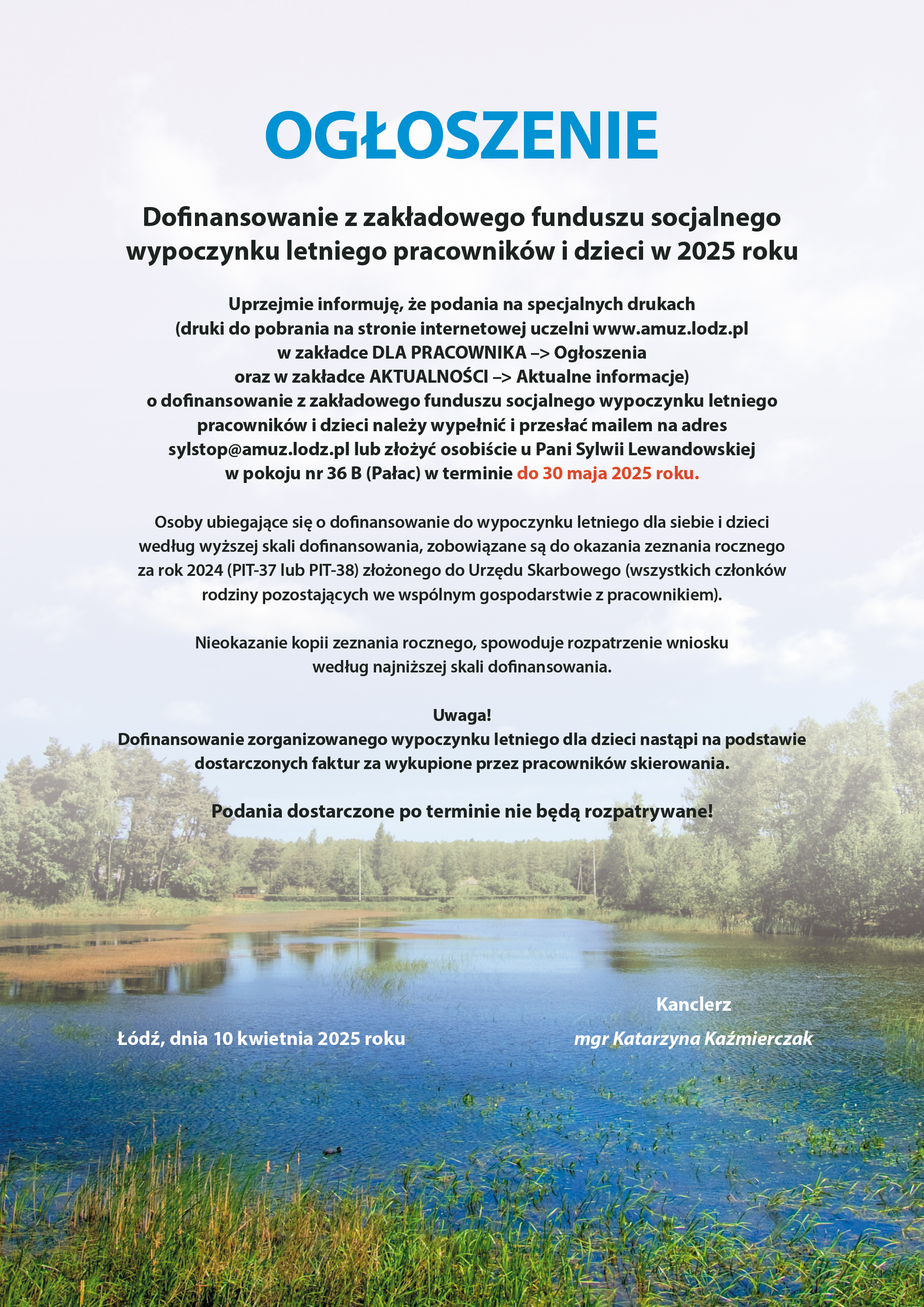 Dofinansowanie wypoczynku letniego pracowników w 2025 roku