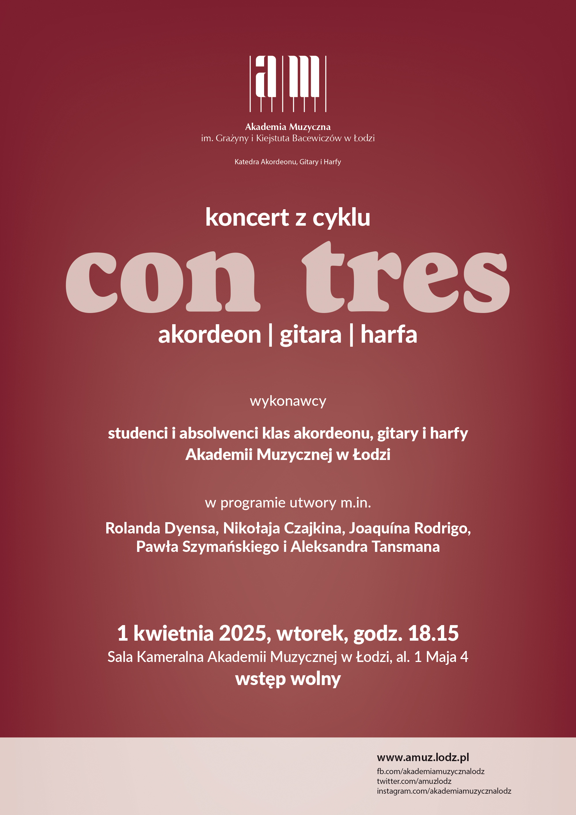 Koncert z cyklu CON TRES