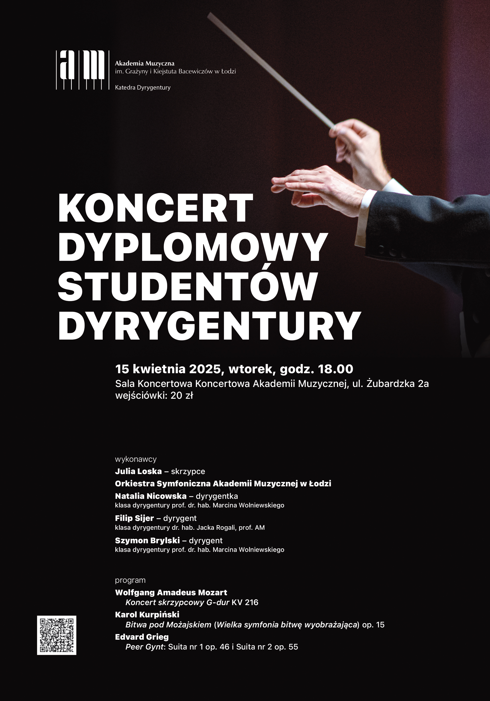 Koncert Dyplomowy Studentów Dyrygentury