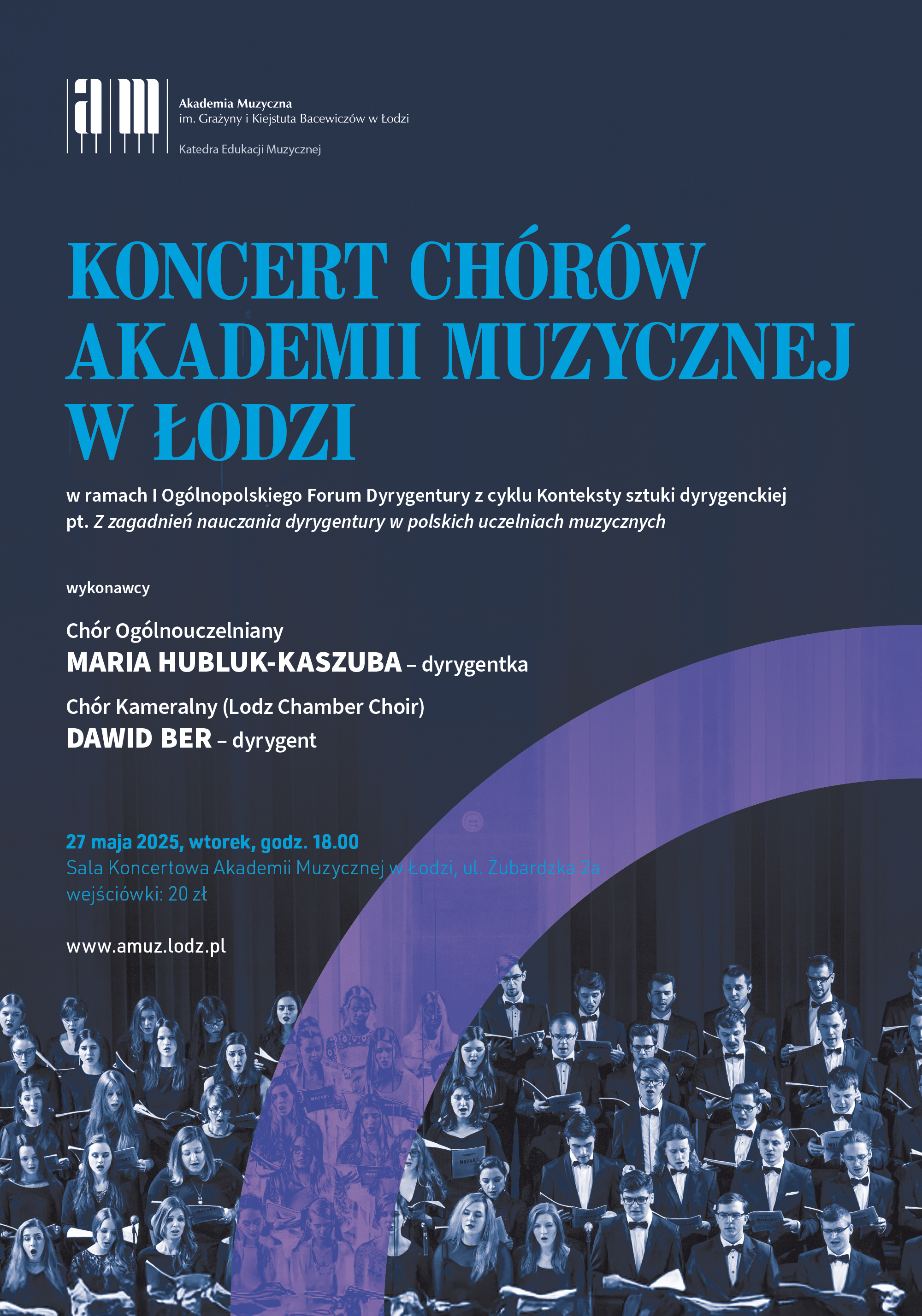 Koncert chórów Akademii Muzycznej w Łodzi