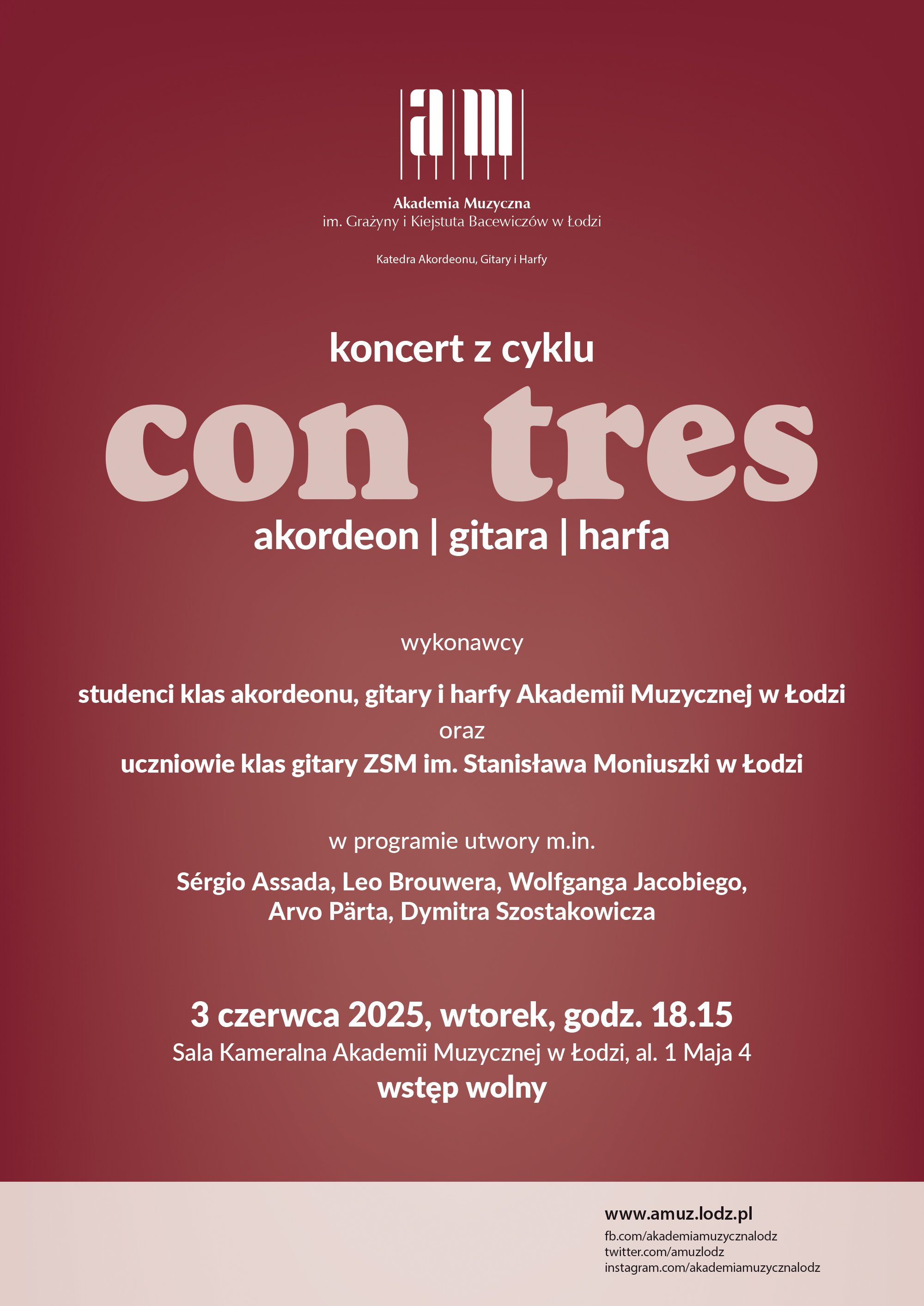 Koncert z cyklu CON TRES