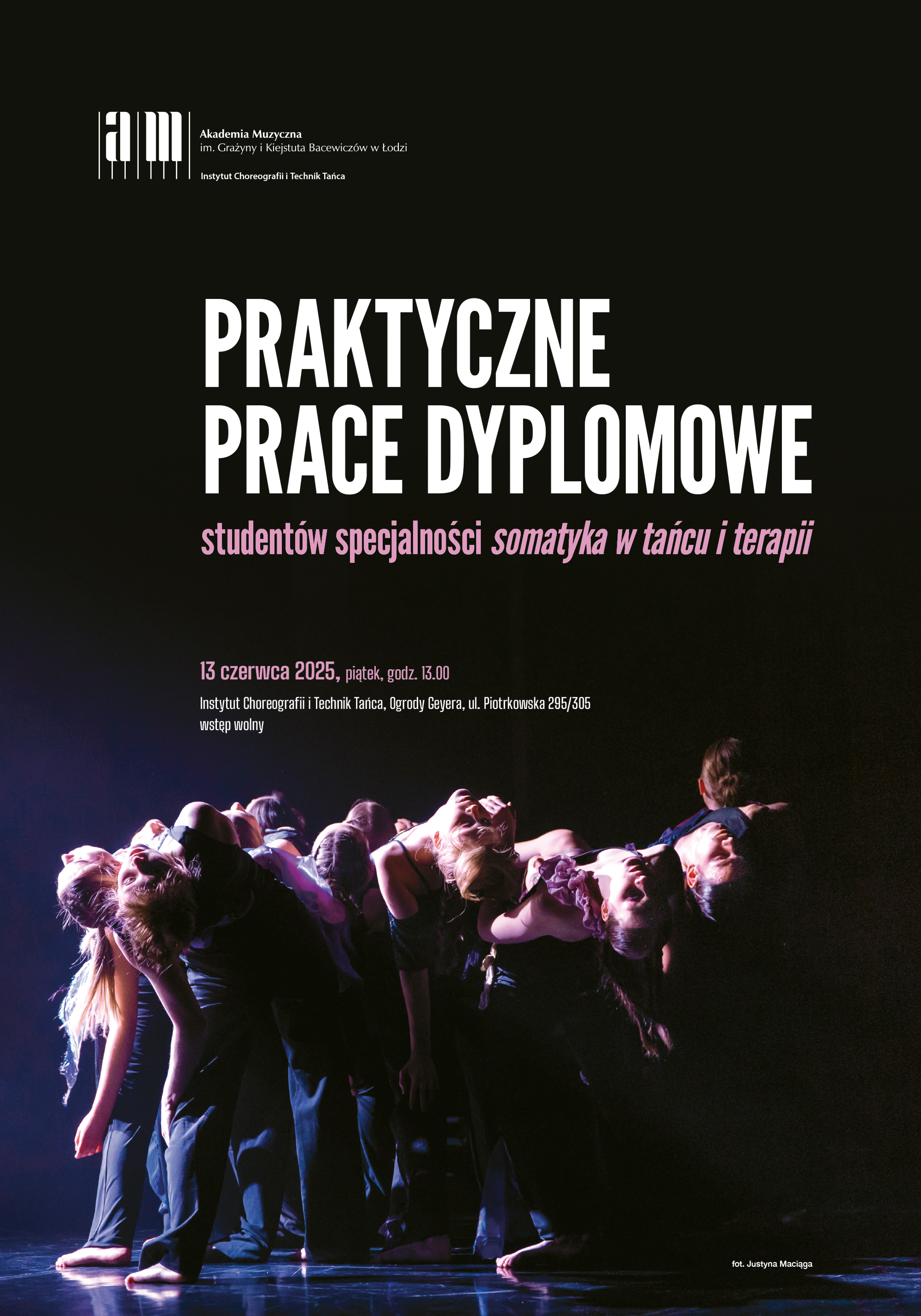 Praktyczne prace dyplomowe studentów specjalności somatyka w tańcu i terapii