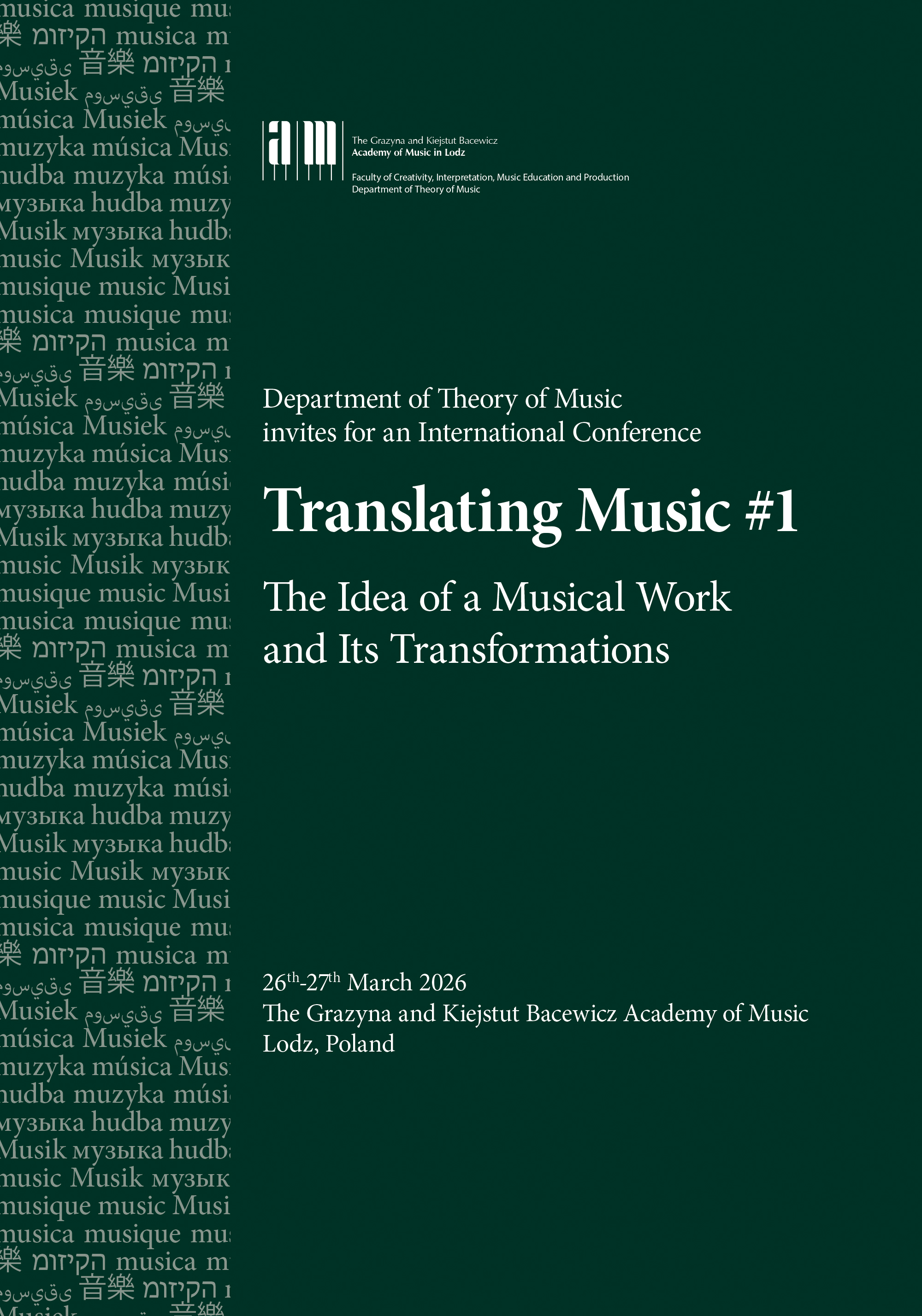 Translating Music #1