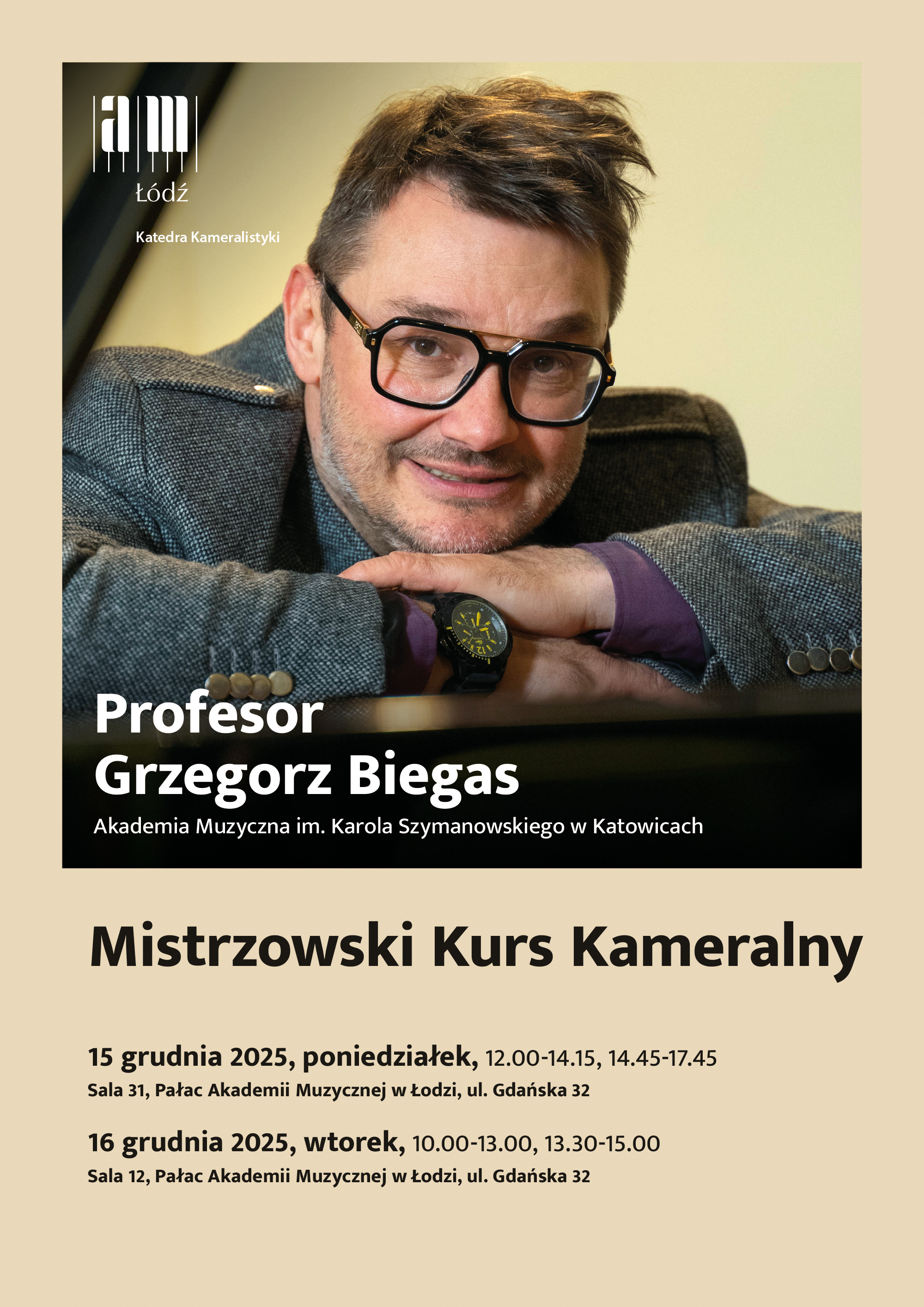 Mistrzowski Kurs Kameralny – Grzegorz Biegas