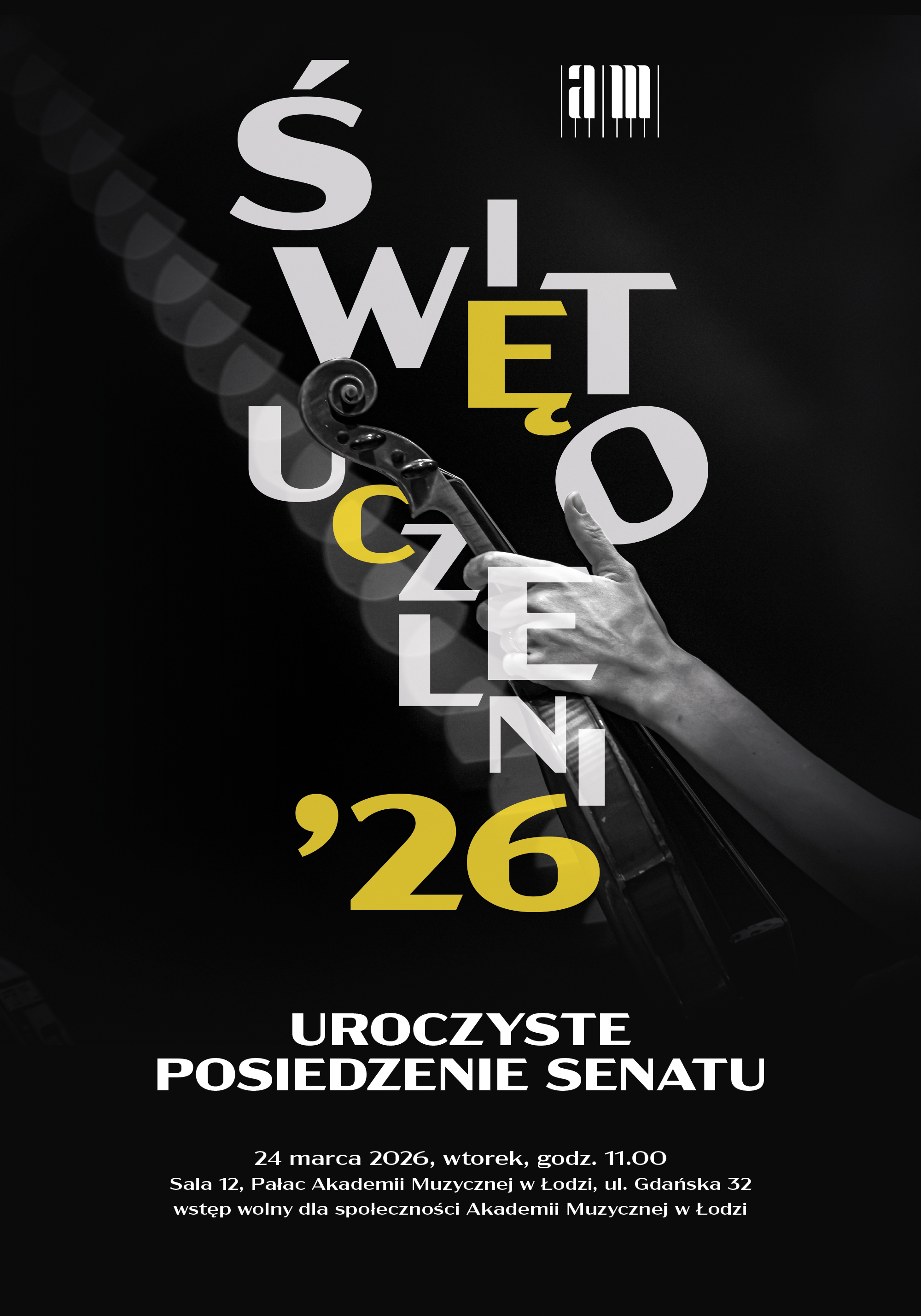Uroczyste Posiedzenie Senatu Akademii Muzycznej w Łodzi