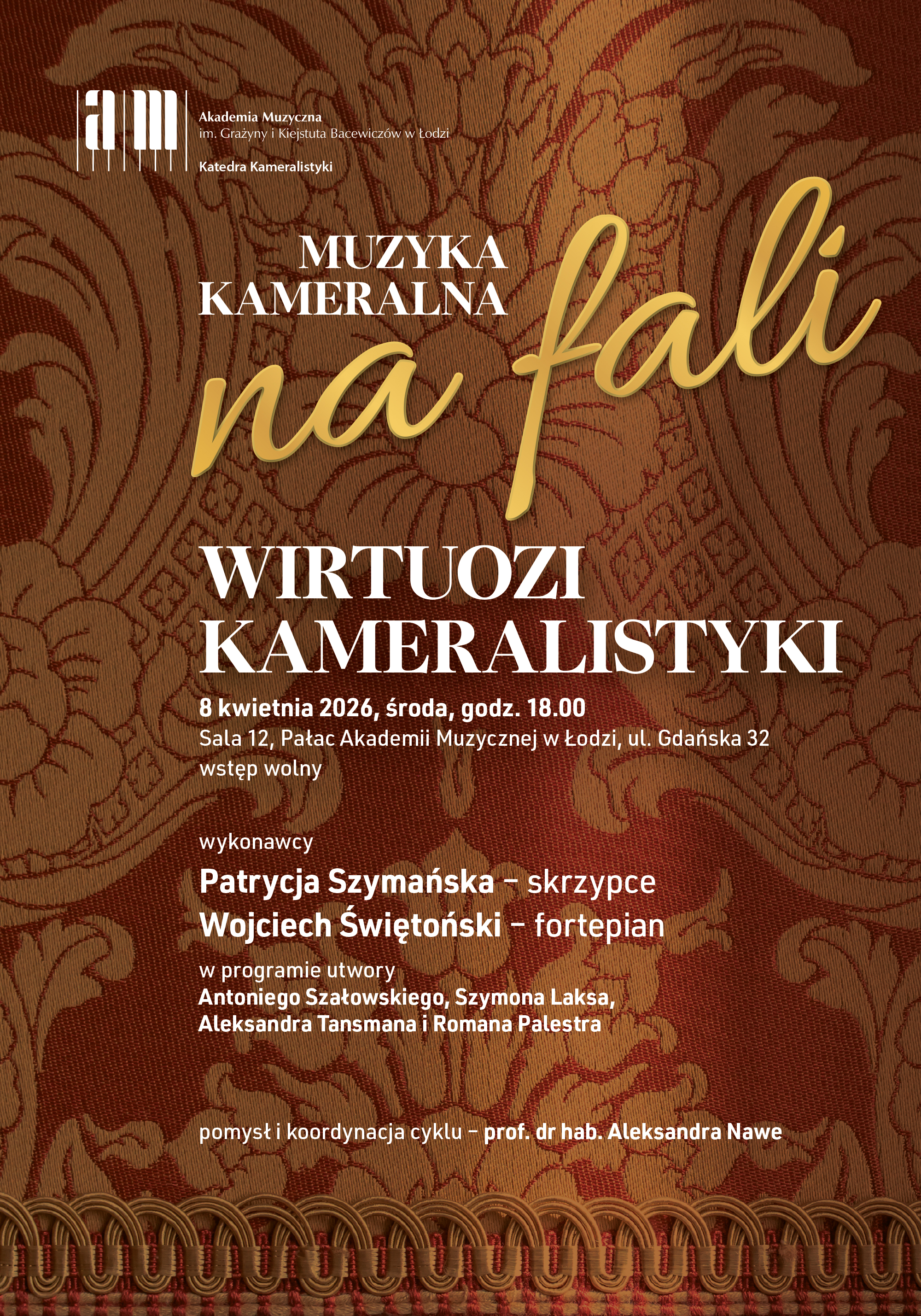 Koncert z cyklu MUZYKA KAMERALNA NA FALI