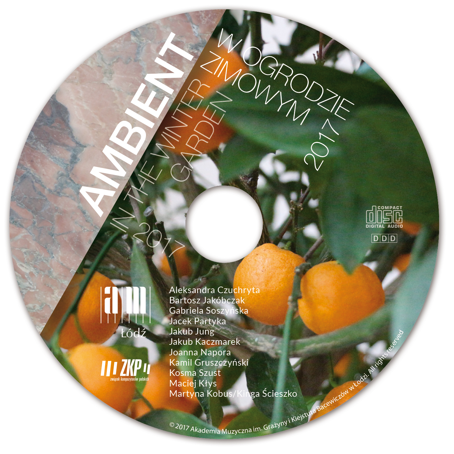 PŁYTA CD AMBIENT W OGRODZIE ZIMOWYM 2017