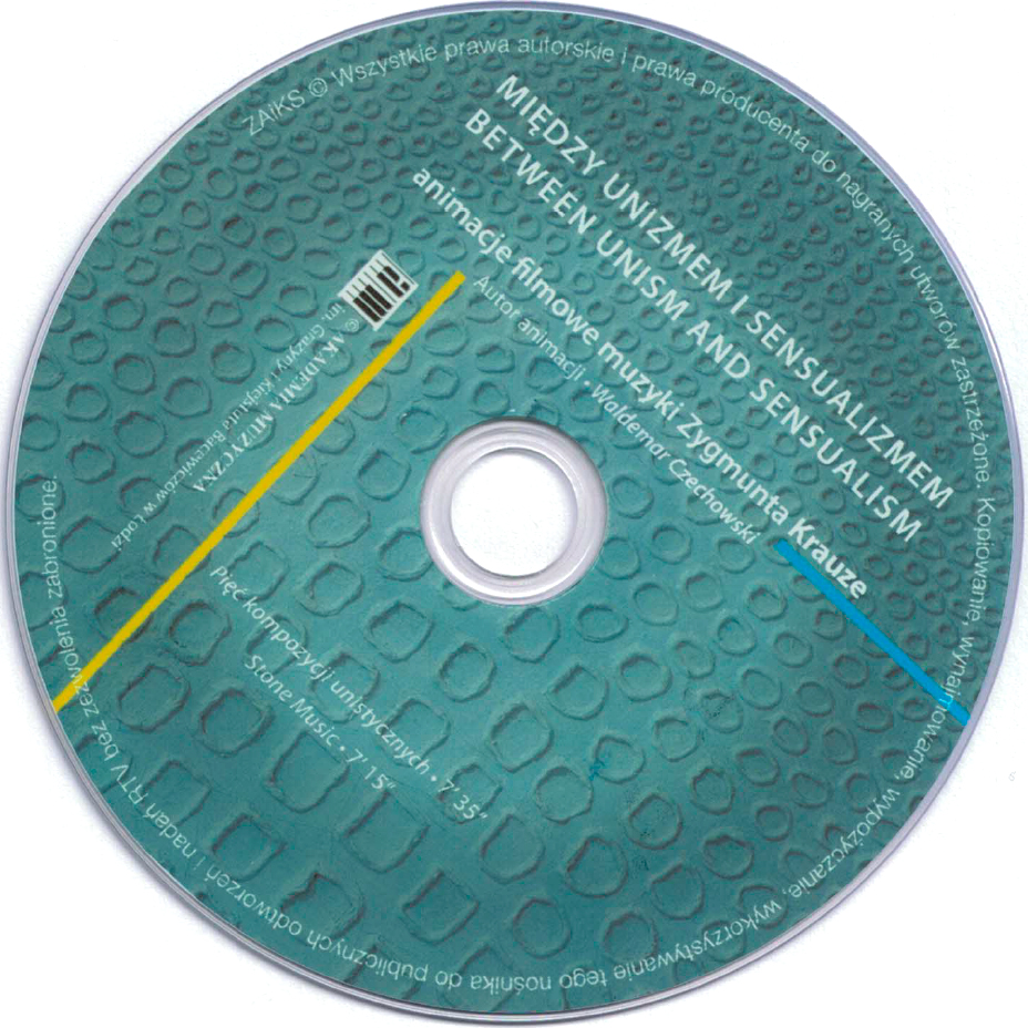 Zygmunt Krauze. Unizm i sensualizm płyta